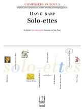 Soloettes piano sheet music cover